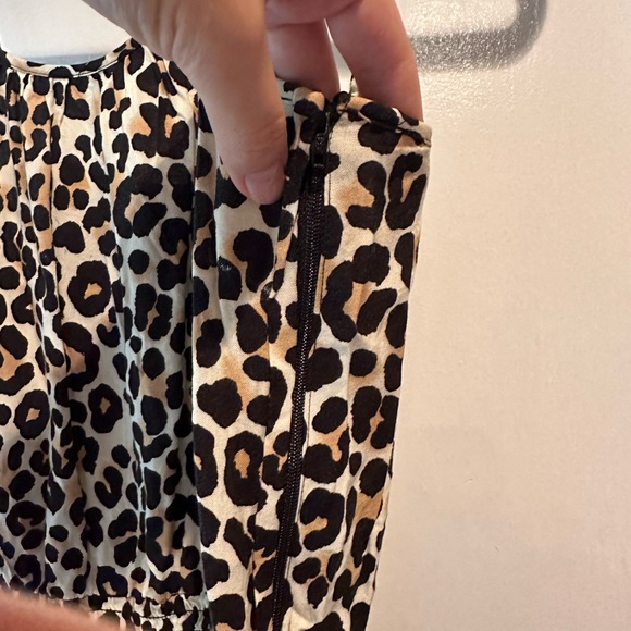 H&M animal leopard print romper mini jumpsuit summer blogger favorite fashion - Picture 4 of 9